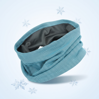 Eispfote Kühl-Bandana für Hunde in Türkis