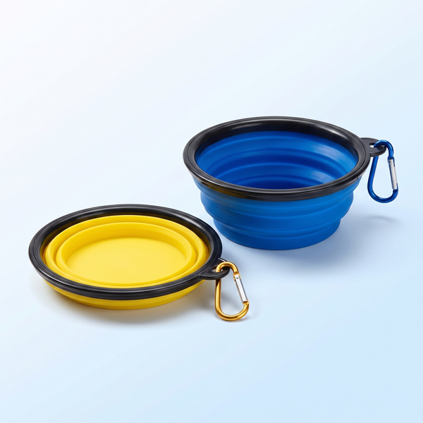 Eispfote™ Faltbarer Reise-Wassernapf für Hunde (2er-Set)